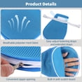 thumbnail image 4 of 2 Pcs Restraint Gloves, Elderly Anti-Scratch Mitts with Zipper Opening, Extended Straps, Finger Loops, Anti-Scratch Board, Hand Gloves Protector to Prevent Scratching, 6.7x10.6 in, 4 of 6
