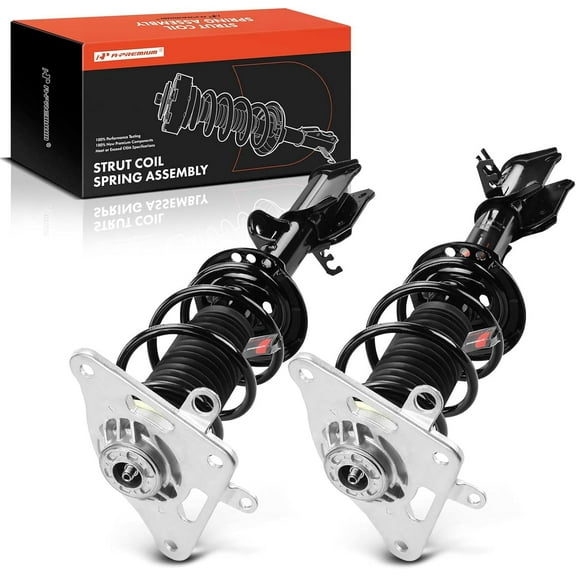 A-Premium Rear Pair (2) Complete Strut and Coil Spring Assembly Compatible with Jeep BU Series Renegade 2015 2016 2017 2018, AWD