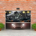 thumbnail image 3 of MOQIN Halloween Garage Door Decorations Banner 7 X 16 Ft Movie Characters Halloween Garage Door Cover for Double Car Garage Hanging Halloween Mural for Outdoor Party, 3 of 6