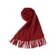 thumbnail image 1 of Bufande invierno pamujer Cáliforde rectángulo largo de punto con estilo Vino Tinto-Kintted 219x29cm/87x12, 1 of 5