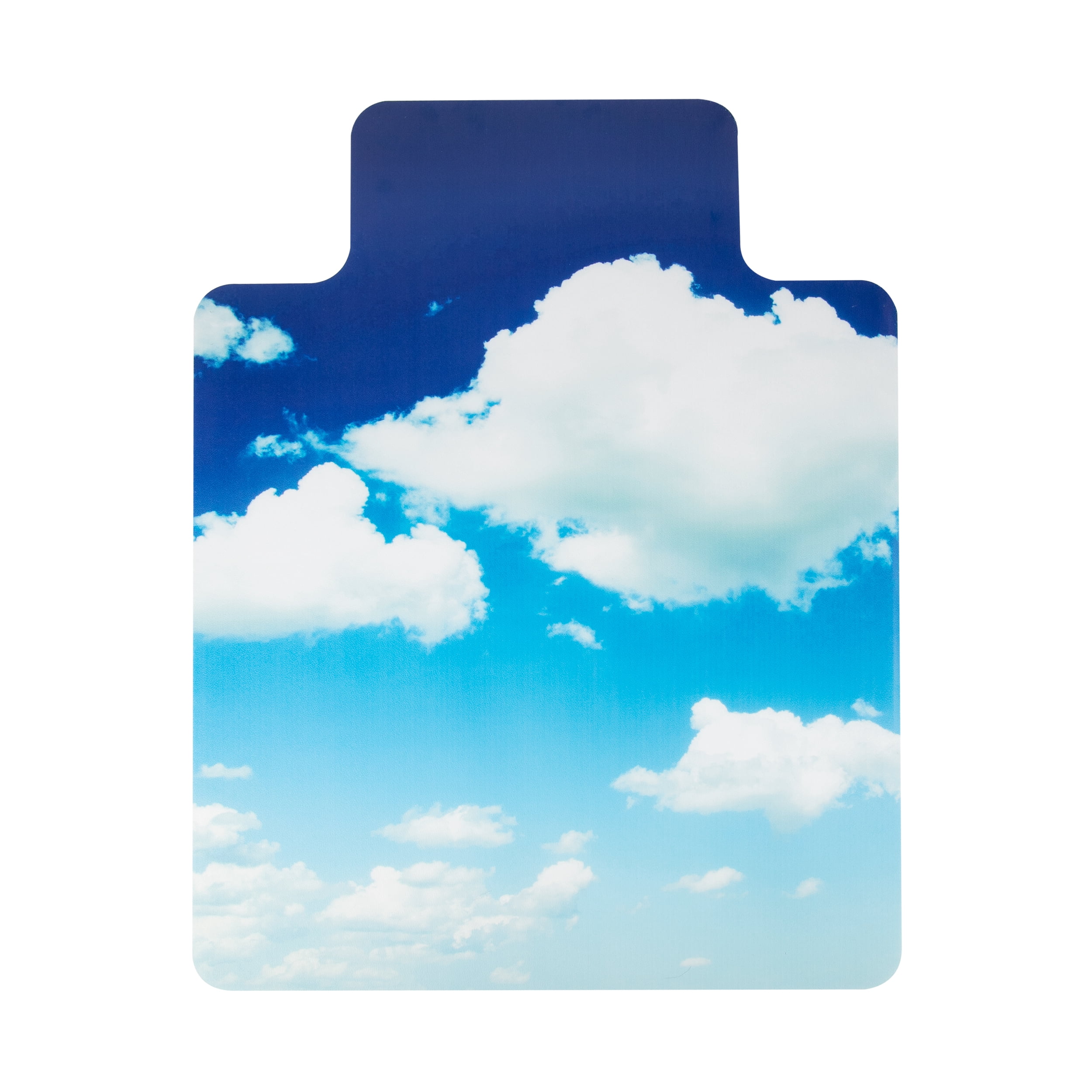 Mind Reader Office Chair Mat for Hardwood Floors, Polycarbonate, 47.25"L x 35.5"W x 0.125"H, Blue
