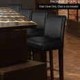 thumbnail image 2 of Unique Bargains Waterproof Bar Stool Covers for Short Back Chair Slipcovers Black 4 Pcs, 2 of 8