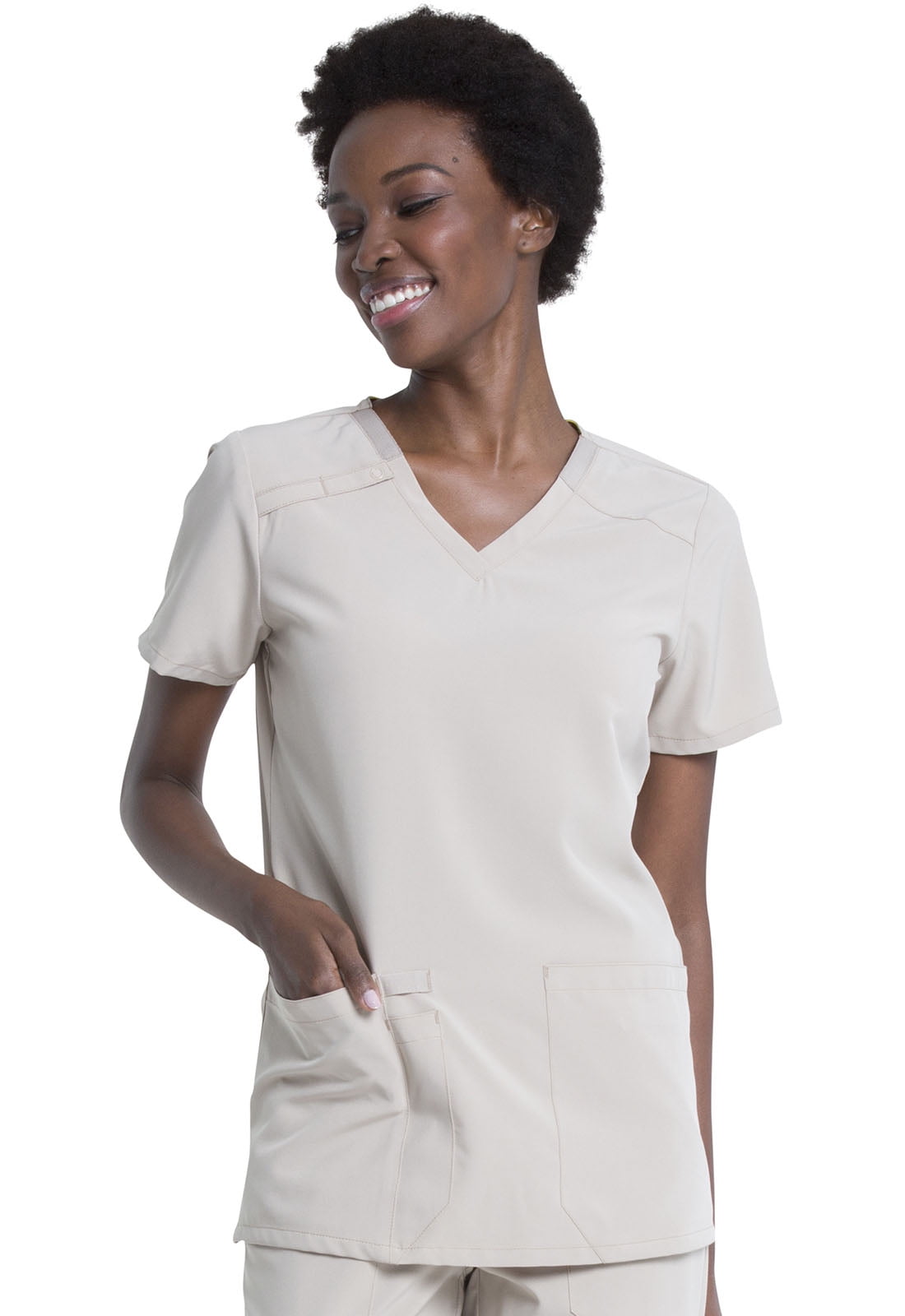 Dickies EDS Essentials Scrubs Top for Women VNeck DK615