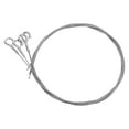 thumbnail image 1 of OUNONA 4Pcs Heavy Duty Stainless Steel Wire Rope for Adjustable Picture Frame Hanging, 1 of 8