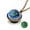 K, variant on Galaxy Necklace Pendant Planet Dome Double System Glow In Dark Glass Jewelry for Cosmic Enthusiasts