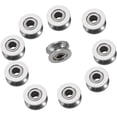 thumbnail image 1 of Rail Ball Bearing Miniature Steel V-Groove Guide Pulley Double Shield 4X13X6Mm For Rail Linear Motion System, 1 of 5