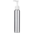 thumbnail image 2 of Silver Metal Aluminum Bottle with White Lotion Pump - 4 oz (6 Pack), 2 of 3