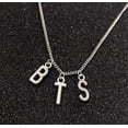 thumbnail image 3 of (Bulletproof Youth League) letter bracelet fashion accessory, Punk Style Silver Letter Hellboy Pendant Necklace Women Trendy Party, 3 of 5