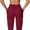 Burgundy, variant on AEXTO Two Piece Workout Sets for Women Y Back Sports Bra Matching V Cut Leggings Gym Yoga Active Wear Outfits with Pocket