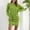 Green, variant on AOOCHASLIY Clothes Sweaters Fashion Women Casual Solid Color High Collar Long Sleeve Sweater