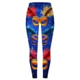 thumbnail image 6 of CHUMUD Womens High Waist Yoga Pants Tummy Control Workout Running Leggings Leisurely Pants Carnival, 6 of 6