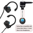 thumbnail image 3 of Mqimy Puntas De Silicona Para Auriculares Para La Mayoría De Los Auriculares Internos (Agujero Interior De 3,8 Mm A 5,1 Mm) - 9 Pares S M L, 3 of 7