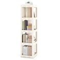 thumbnail image 1 of Costway 360° Spinning Bookcase with Swivel Base, 4-Tier Revolving Bookshelf Tower for Study, 1 of 9