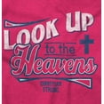 thumbnail image 2 of Look Up To The Heavens Religious Women Plus Size Crewneck Sweatshirt Brisco Brands 5X, 2 of 5