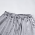 thumbnail image 7 of Hurxie Mens Gym Basketball Shorts with Pockets - Quick Dry Lightweight Mesh Athletic Shorts Gray,L, 7 of 7