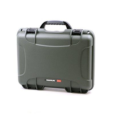 Nanuk 910 Professional Gun Case, Military Approved, Waterproof and Shockproof - Olive