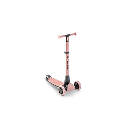 Yvolution Y Glider Nua 3 Wheel Kids' Kick Scooter with LED lights - Pink