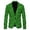 Green, variant on Men's 3D Sequin Suit Jacket Printed Pocket Lapel Button Up Party Blazer