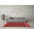 thumbnail image 3 of Ahgly Company Indoor Rectangle Abstract Red Modern Area Rugs, 3' x 5', 3 of 4