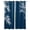 Blue, variant on Eastern Leaves Blackout Curtains for Bedroom Living Room Darkening Curtains 96 Inches Long Vintage Red Brown Natural Branches Plants Window Curtain 2 Panels Set Window Treatment Drapes 52"x96"