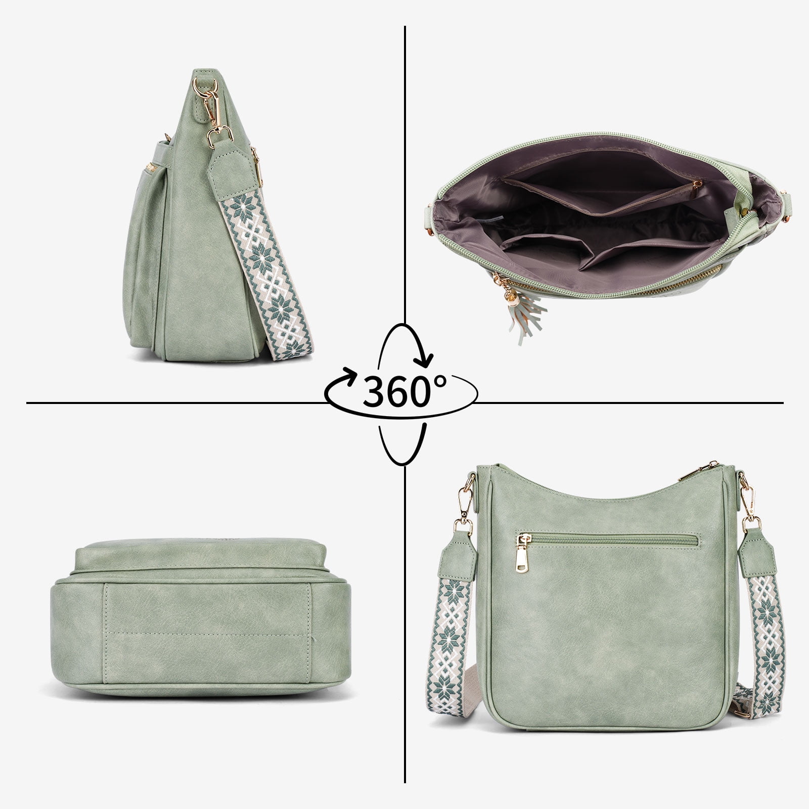 [Mother’s Day Gift Present] APHISON Ladies Crossbody Bags Lightweight Shoulder Bags, Crossbody Purse With Adjustable Strap For Daily Life