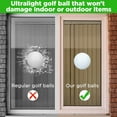 thumbnail image 3 of 100 Pcs Golf Practice Ball Hollow Golf Ball Training Golf Balls with Mesh Drawstring Storage Bags for Training, 3 of 8