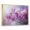 thumbnail image 2 of Designart "Lilac'S Whispers IV" Lilacs Floater Framed Canvas Prints, 2 of 5