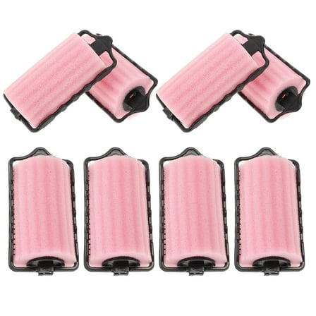 OFFIGAM 8pcs Self-Holding Sponge Hair Rollers Heatless Curlers for Hair Home Salon Styling Tools