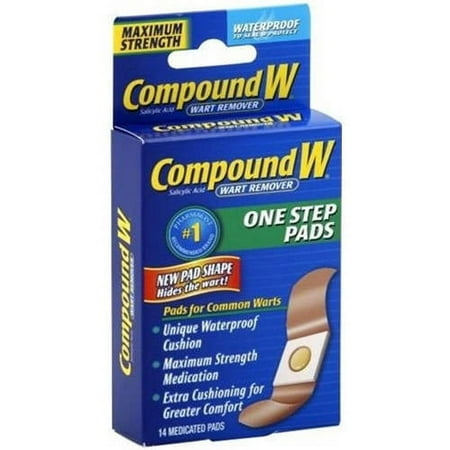 Compound W Wart Remover Pads, 14 CT (Pack of 6)