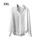 thumbnail image 1 of Blusa de mujer Camisa holgada de manga larga de satén Retro Girl Casual Top, Blanco, XXL Eigraketly AP001166-11B, 1 of 7