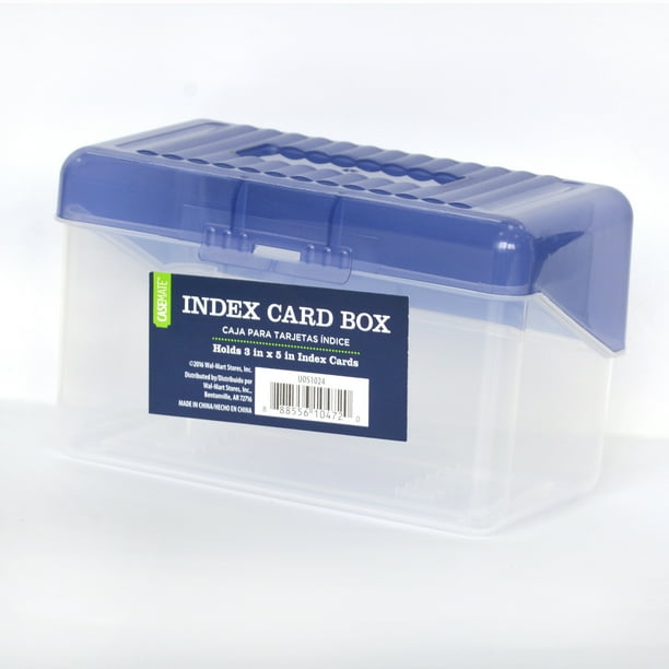 D3 casemate plastic index card box walmart walmart