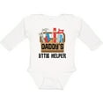 thumbnail image 3 of Inktastic Daddys Little Helper Tool Box Boys or Girls Long Sleeve Baby Bodysuit, 3 of 5