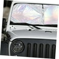 thumbnail image 5 of Windshield Sun Shade Auto Sunshade Windshield Cover Iridescent Front Window Protector Car Windshield Sun Shade Privacy Block UV Rays Heat Insulation,Foldable Easy Install,27.6*52 inch,Topboutique, 5 of 6