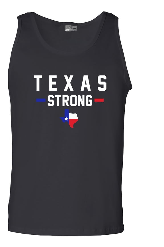 Texas Strong Map USA Survivor 2017 DT Adult Tank Top