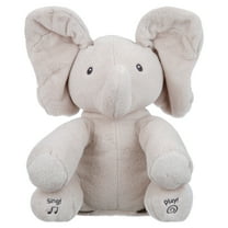 GUND Baby Animated Flappy The Elephant Stuffed Animal Plush, Gray, 12"