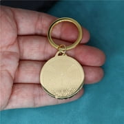 Stainless Steel Slavic Masonic Double Eagle Pendant Keychain For Men Women Medallion Key Chains Keyring Amulet Jewelry Gift