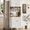 Walnut, variant on UGTOO 72" White Coffee Bar Cabinet with Power Outlet, Tall Kitchen Hutch Buffet Cabinet with Fluted Sliding Doors, 5 Cup Hooks & Storage, Modern Pantry Cabinet for Dining Room