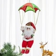 Christmas Parachute Santa Claus Doll Shopping Mall Window Ceiling