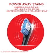 Colgate Optic White Pro Series Sonic Adult Battery Powered Electric Toothbrush, Black