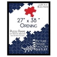 thumbnail image 2 of Puzzle Frame | Picture Frame | Poster Frame | Puzzle Frame | 1.25 Inch Black MDF Frame | Plexi Glass and Hanging Hardware Included (27x38), 2 of 4