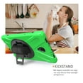 thumbnail image 4 of KIQ Galaxy Tab A 10.5 Case, 2018, T590 Heavy Duty Shield Cover Tempered Glass Screen Protector Shoulderstrap for Samsung Galaxy Tab A 10.5 SM-T590/SM-T595 [Green], 4 of 14