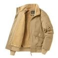 thumbnail image 5 of Vedolay Men's and Big Men's Cardigan Drape Open Front High Low Blazer Jacket Khaki,5XL, 5 of 5