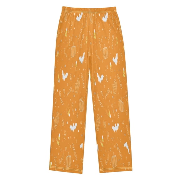 Boy's Pajama Pants Boys' Long Sleep Pants Children's Pajama Pants Loose Fitting Pajama Pants are Convenient to Put on and Take off S Halloween Patterns