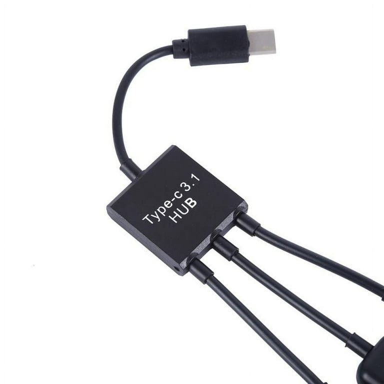 Zona Gadget. Cable Usb 3.1 Tipo C A Usb Hembra 3.0 15cm Otg