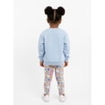 thumbnail image 6 of Gracie’s Corner Baby and Toddler Girls Fleece Sweatshirt and Leggings Set, Sizes 12M–5T, 6 of 8