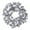 Silver, variant on Vickerman 24" Silver Artificial Dogwood Glitter Wreath