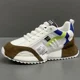 thumbnail image 4 of Zapatillas deportivas para Hombre, zapatos De plataforma De malla verde, informales, De Color sólido, a la moda, para las cuatro estaciones, novedad De 2024, 4 of 4