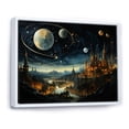 thumbnail image 2 of Designart "Islamic Astronomy Islam painting III" Islamic Floater Framed Wall Art Print, 2 of 7