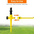 thumbnail image 4 of 2 unidades de sistema de riego automático con rotación de 360° para jardín, aspersor para césped, aspersor para jardín, aspersor para césped, ajustable a voluntad, 4 of 5