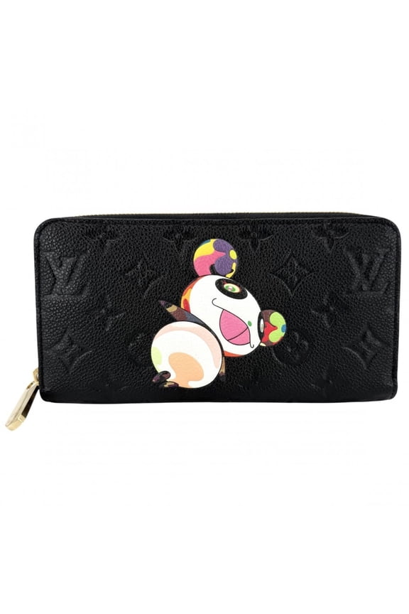 Pre-Owned Louis Vuitton Women's Long Wallet LV x TM Zippy Takashi Murakami Monogram Empreinte...